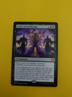 Court of Locthwain. WOC rare enchantment MTG Card. - Image 1