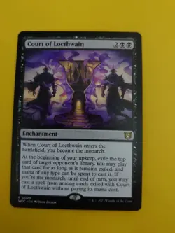 Court of Locthwain. WOC rare enchantment MTG Card. - Image 2