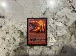 Mtg Signed Card Magic the Gathering Artist Signed Card Christopher Moeller UU - Image 1