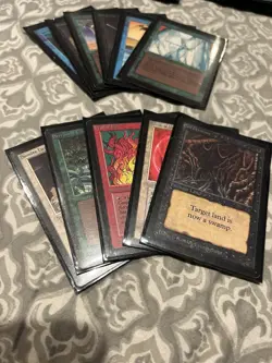 Magic The Gathering Lot Of 11 Beta Cards - Image 1