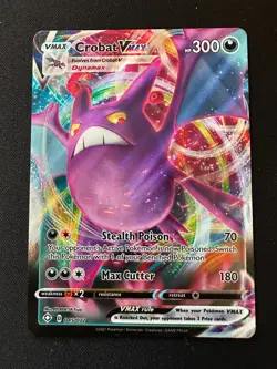 Pokemon Card Crobat VMAX 045/072 Shining Fates Full Art Near Mint - Image 1