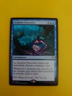 Kindred Discovery C17 rare enchantment MTG Card. - Image 1