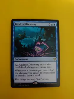 Kindred Discovery C17 rare enchantment MTG Card. - Image 2
