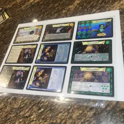 Harry Potter 2001 TCG Foil & Base Card Lot Of 9 Harry Potter Warner Bros. Lot 14 - Image 1
