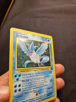 Articuno Holo 2/62 Fossil 1999 WOTC Vintage Pokemon Card LP - Image 3