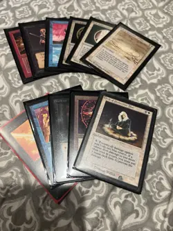 Magic The Gathering Lot Of 11 Beta Cards - Image 1