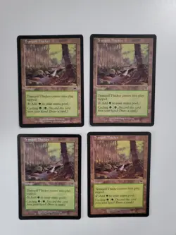 MtG Tranquil Thicket LP/P x4 - Onslaught - Image 1