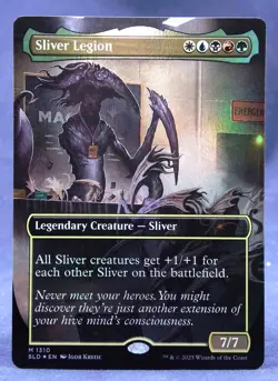 Sliver Legion (1310) -MTG Rainbow FOIL- Secret Lair Festival in a Box SLD - NM - Image 1