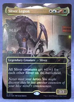 Sliver Legion (1310) -MTG Rainbow FOIL- Secret Lair Festival in a Box SLD - NM - Image 2