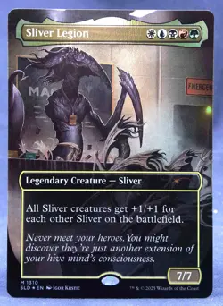 Sliver Legion (1310) -MTG Rainbow FOIL- Secret Lair Festival in a Box SLD - NM - Image 3