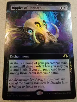 Ripples of Undeath - #455 Foil (Extended Art) Modern Horizons 3 - Mtg - Image 1