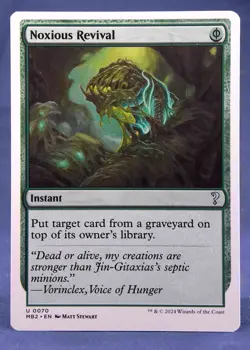 Noxious Revival -White Border- MTG - Mystery Booster 2 - Excellent NM - Image 1