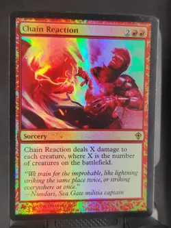 FOIL Chain Reaction Worldwake LP x1 MTG Magic: the Gathering - Image 1