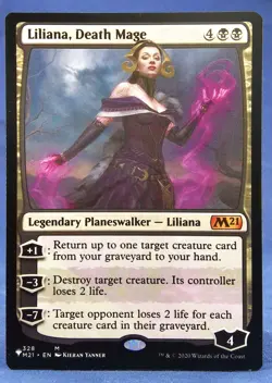 Liliana, Death Mage - MTG - The List Reprints - Excellent NM - Image 1