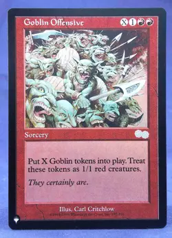 Goblin Offensive - MTG - The List Reprints - Excellent NM - Image 1