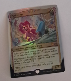 Pinkie Pie FOIL LP Secret Lair My Little Pony Magic the Gathering MTG - Image 1