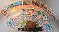 Magic the Gathering - 28 Mixed Alternate 4th Edition Land Lot. All Alt. 4th! - Image 1