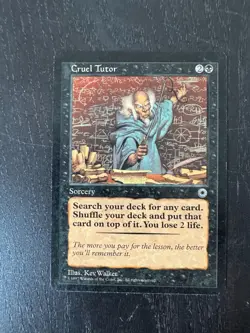 Cruel Tutor | Magic: The Gathering | Portal (1997) | Lightly Played - Image 1