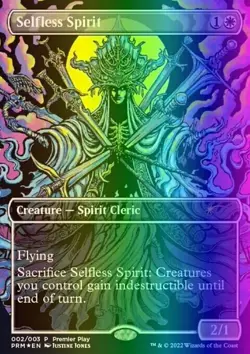 MTG Selfless Spirit (2/3) Regional Championship Qualifiers 2022 NM FOIL - Image 1