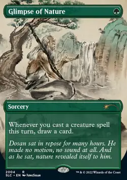 MTG Glimpse of Nature (2004/31) Secret Lair 30th Anniversary Countdown Kit LP - Image 1