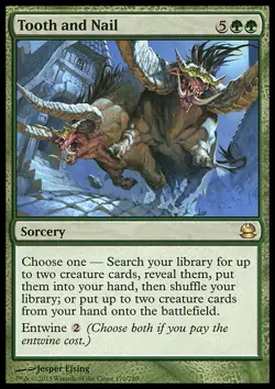 MTG Magic the Gathering Tooth and Nail (170/245) Modern Masters LP - Image 1