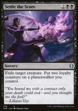 MTG Magic the Gathering Settle the Score (276/496) Jumpstart LP - Image 1