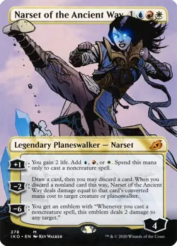 MTG Narset of the Ancient Way (278/434) Ikoria Lair of Behemoths LP - Image 1