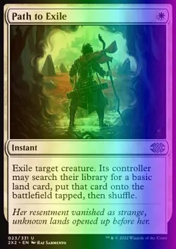 MTG Magic the Gathering Path to Exile (23/686) Double Masters 2022 LP FOIL - Image 1