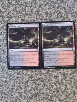 MTG 2 x Bloodfell Caves - khans of Tarkir - Image 1