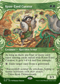 Keen-Eyed Curator - BLB #322 | NORMAL | NM | MTG | BORDERLESS | SHOWCASE - Image 1