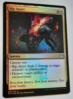 MTG Strixhaven: School of Mages RIP APART 225/275 U Foil M/NM - Image 2