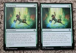 2x X2 Spelunking - The Lost Caverns of Ixalan: Mtg Magic: The Gathering NM - Image 1