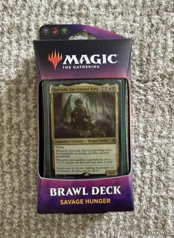 MTG Magic the Gathering: Throne of Eldraine Brawl Deck Savage Hunter Sealed 630509829798 - Image 1