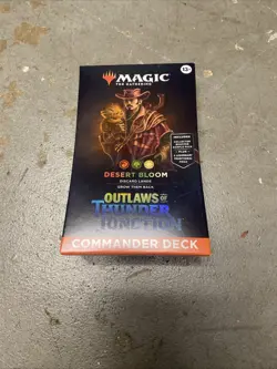 Magic The Gathering Outlaws of Thunder Junction Commander Deck Desert Bloom NEW - Image 1