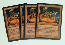 Reckless Charge (4) Odyssey LP MTG Magic the Gathering - Image 1