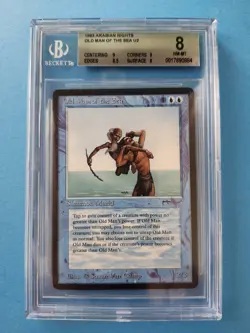 Old Man of the Sea Arabian Nights MTG Reserved List Graded BGS QUAD 8 NM-MT!!! - Image 1