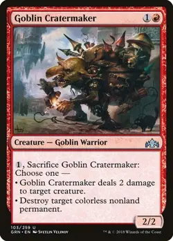 Goblin Cratermaker 1x FOIL GRN MTG Guilds of Ravnica Uncommon MINT red - Image 1