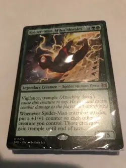 MILES MORALES: Magic The Gathering Spider Man Welcome Deck SEALED Pack; NM green - Image 1