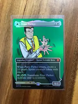 Magic The Gathering Peter Parker (0232) (Borderless) Marvel's Spider-Man Foil - Image 2