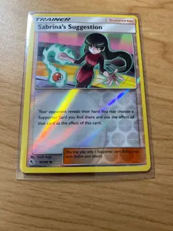 Sabrina's Suggestion - 65/68 - Hidden Fates - Reverse Holo - Pokemon TCG 2019 - Image 1