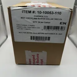 Pokemon Mega Evolutions Dollar Tree Booster Pack Case (24 Packs) FACTORY SEALED - Image 1