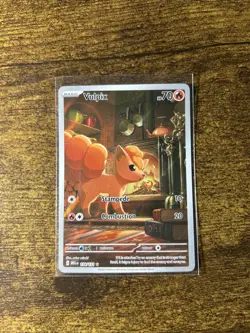Pokemon TCG Mega Evolution Vulpix 138/132 Illustration Rare NEAR MINT - Image 1