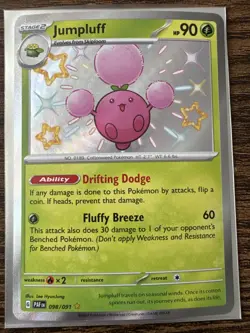 Jumpluff - 098/091 - Baby Shiny - Paldean Fates - Pokemon TCG - NM - Image 1