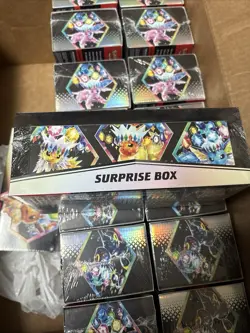 Pokemon TCG SV8.5 Prismatic Evolutions Surprise Box Case Factory Sealed - Image 2