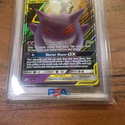 Pokemon 2019 Sun & Moon Team Up Gengar & Mimikyu GX #53/181 PSA 9 - Image 2