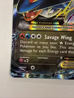 Pokemon M Salamence EX XY171 Ultra Rare Black Star Promo LP - Image 5