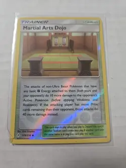 Pokemon MARTIAL ARTS DOJO 179/214 Unbroken Bonds - Rev Holo - Image 1