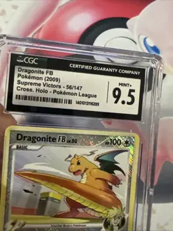 Dragonite FB 56/147 Supreme Victors Crosshatch Reverse Holo Pokemon League Promo - Image 4
