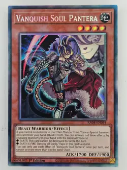 Yu Gi Oh - RA04-EN044 Vanquish Soul Pantera - Prismatic Collector's Rare - Image 1