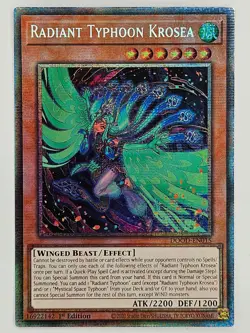 Yu Gi Oh - DOOD-EN015 Radiant Typhoon Krosea - Starlight Rare - Image 1